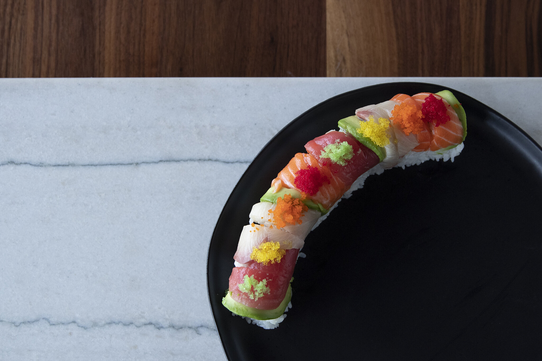 Assorted sushi platter
